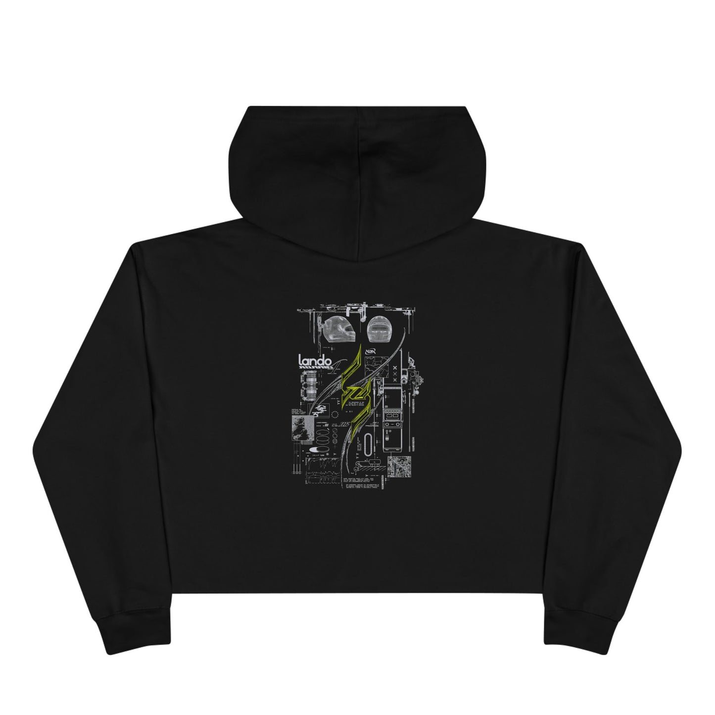 Lando Norris .EXE // Formula 1 Crop Hoodie
