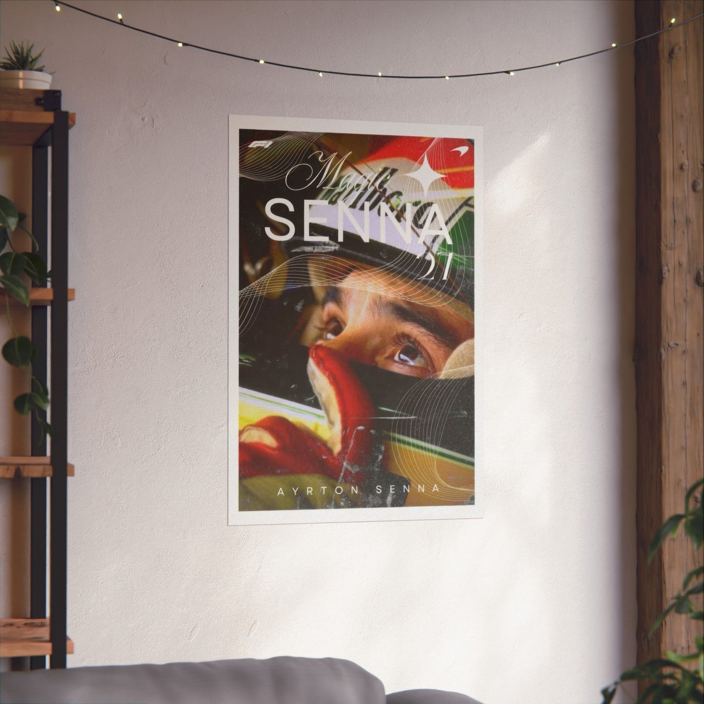 Magic Senna - Metal Poster