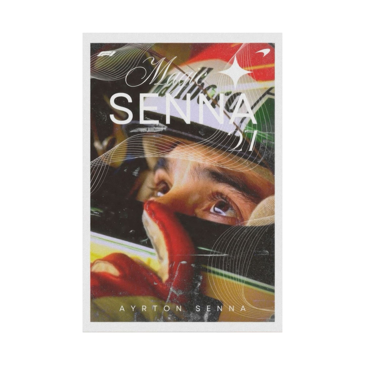 Magic Senna - Metal Poster