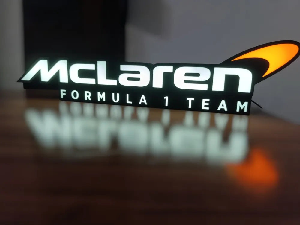 McLaren F1 LED Lightbox Lamp - 3D Print