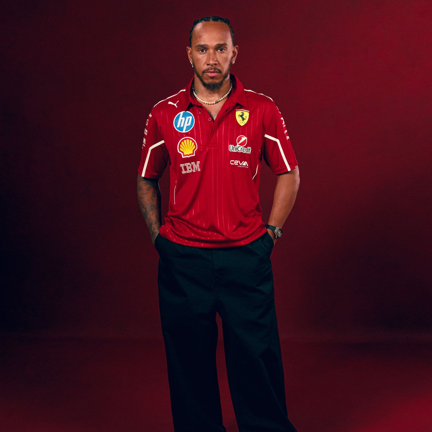 Scuderia Ferrari 2025 Drivers Polo