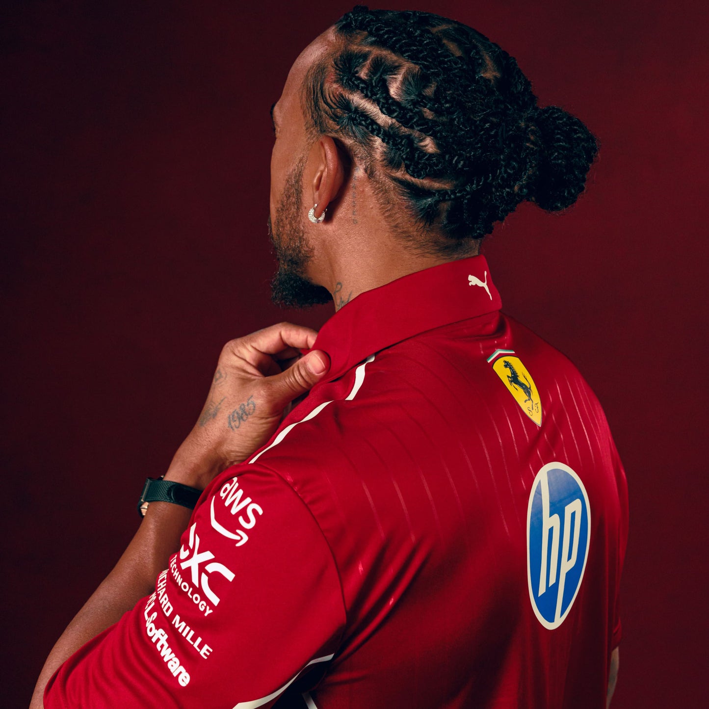 Scuderia Ferrari 2025 Driver's Polo Jersey
