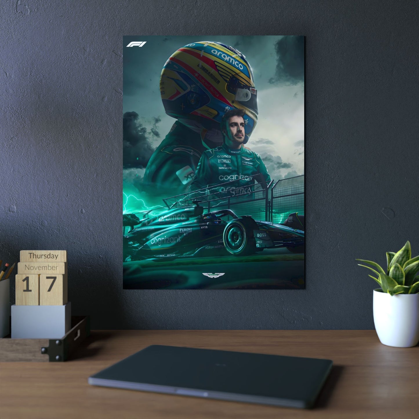 Young Alonso - Metal Poster