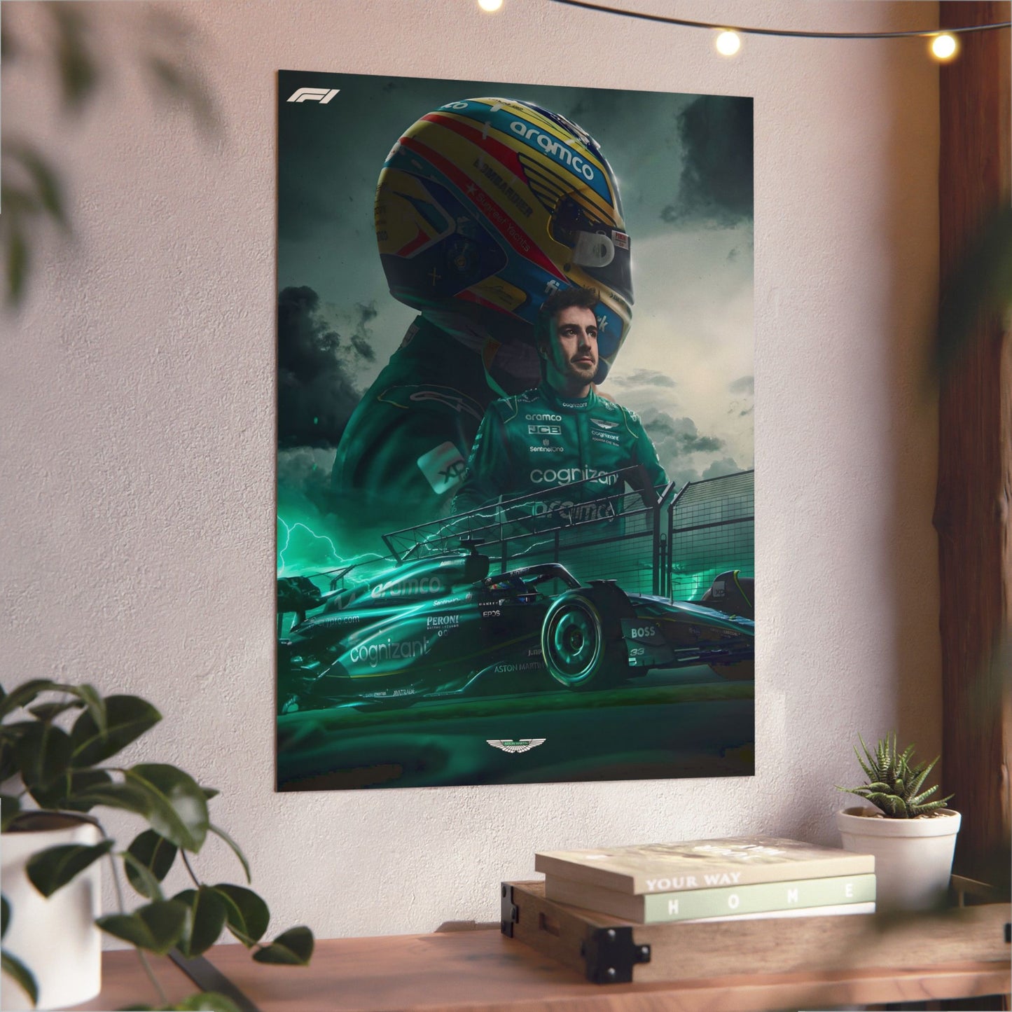 Young Alonso - Metal Poster