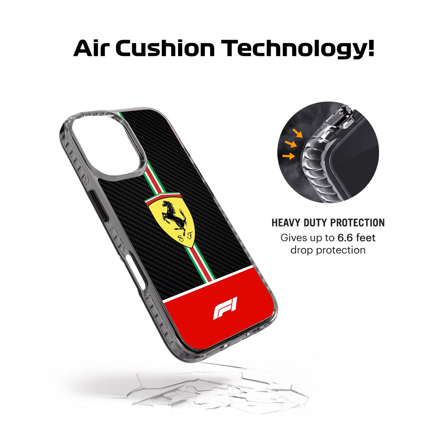 Carbon Ferrari - Phone Case