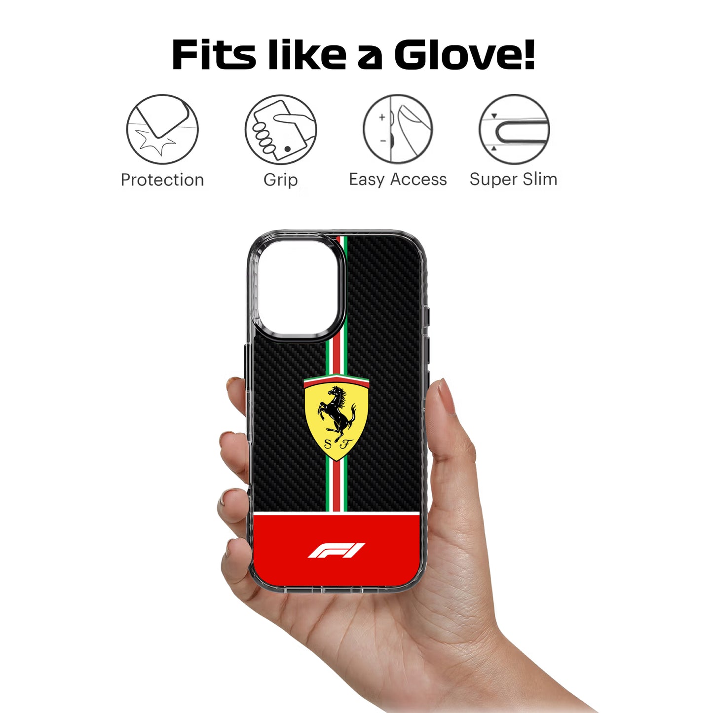 Carbon Ferrari - Phone Case