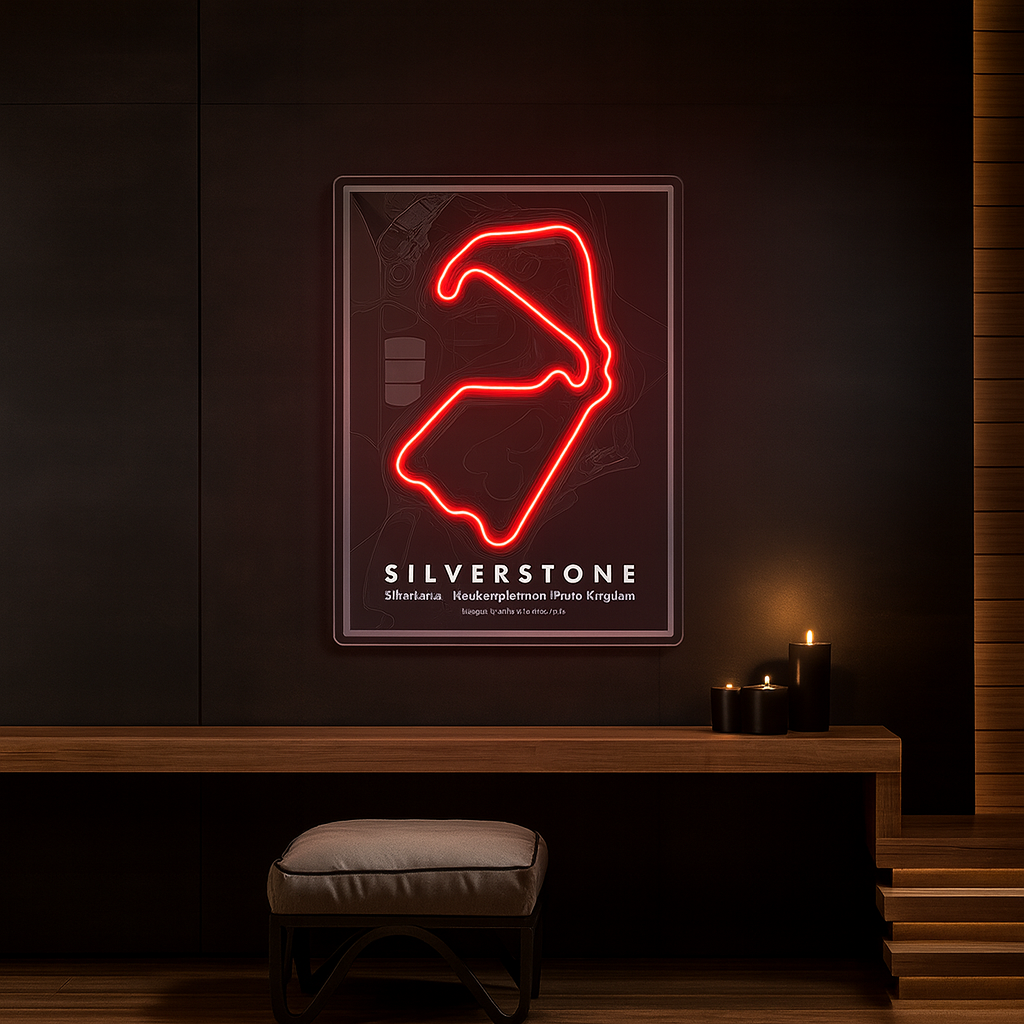 Silverstone Circuit Neon LED