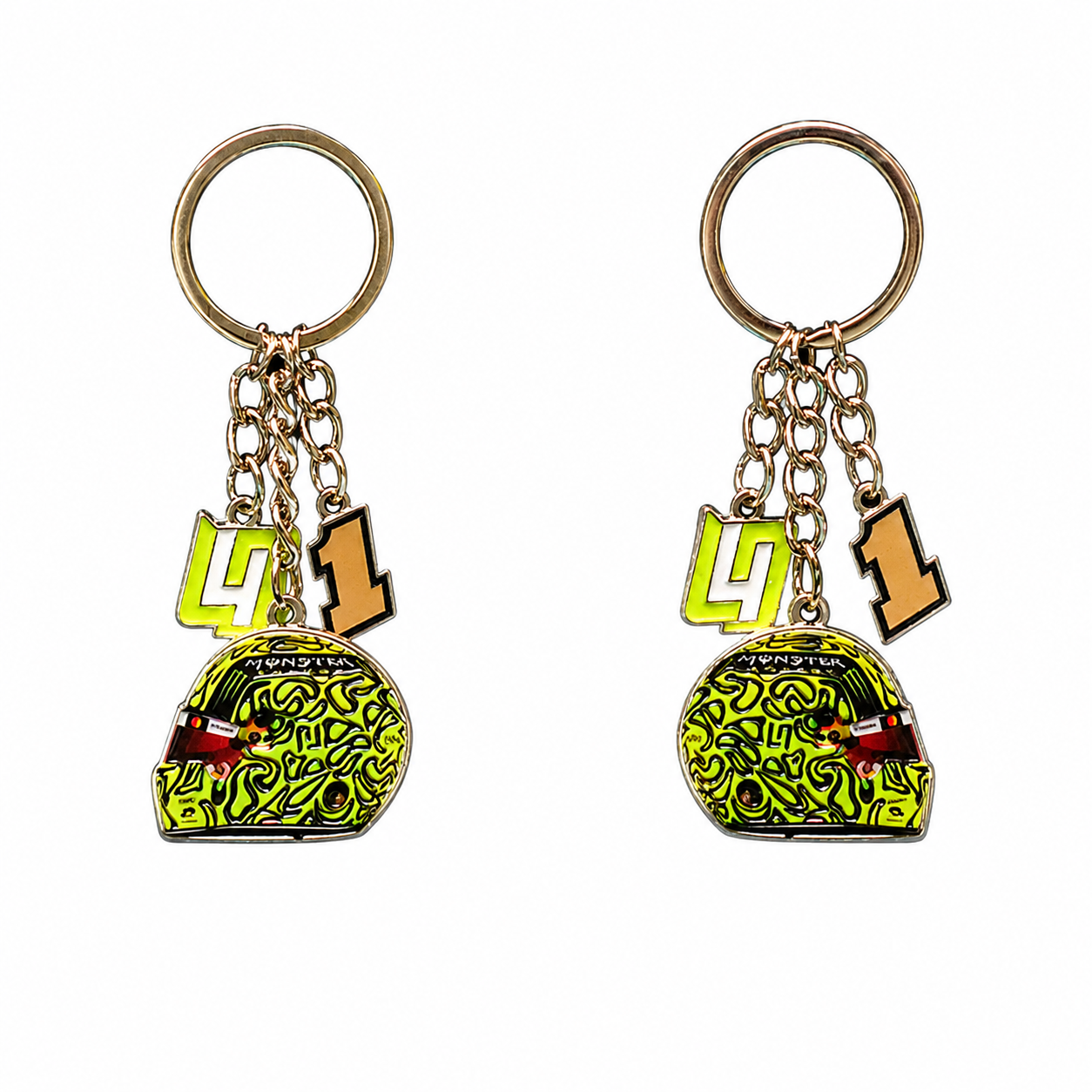 Lando Norris Helmet Keychains
