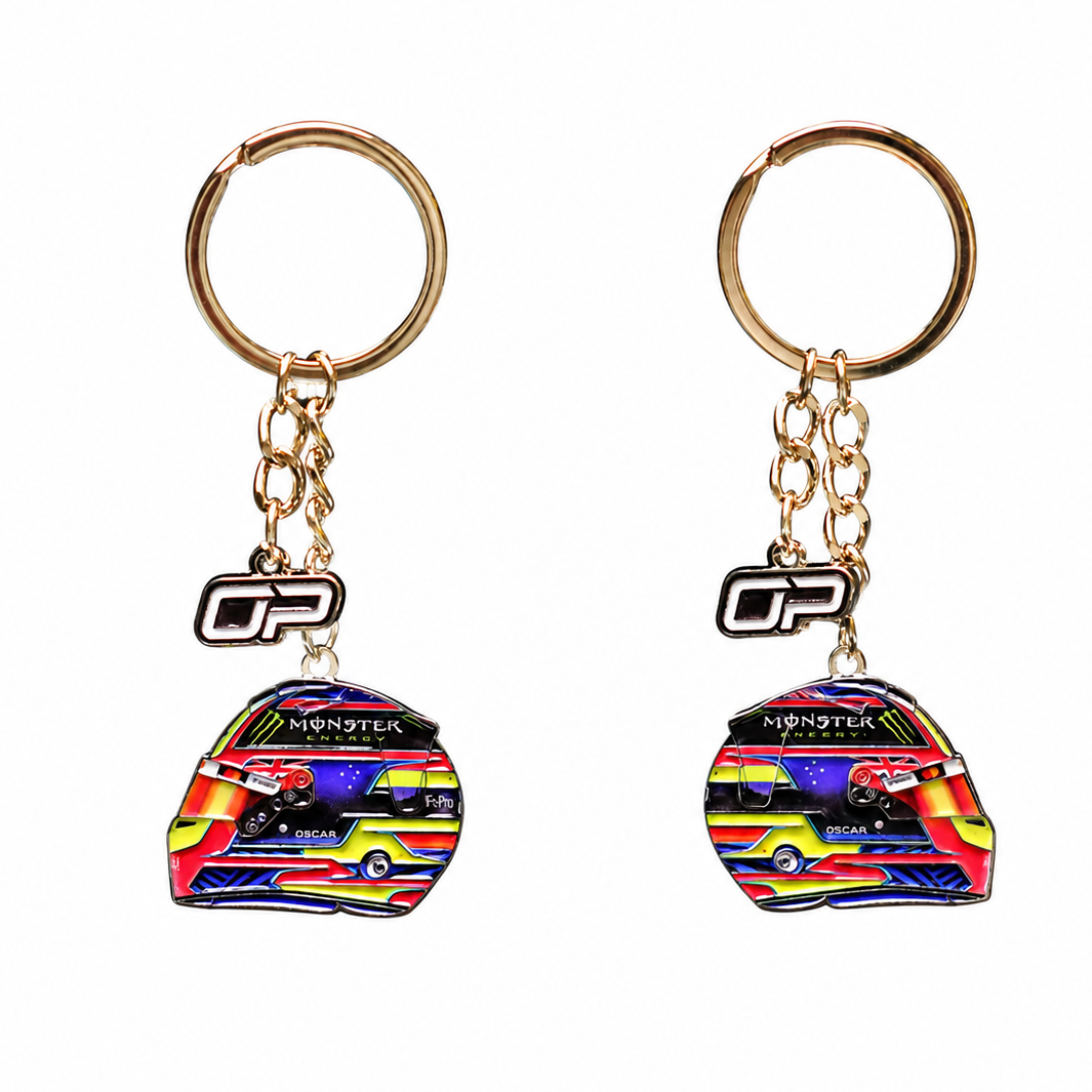 Oscar Piastri Helmet Keychains