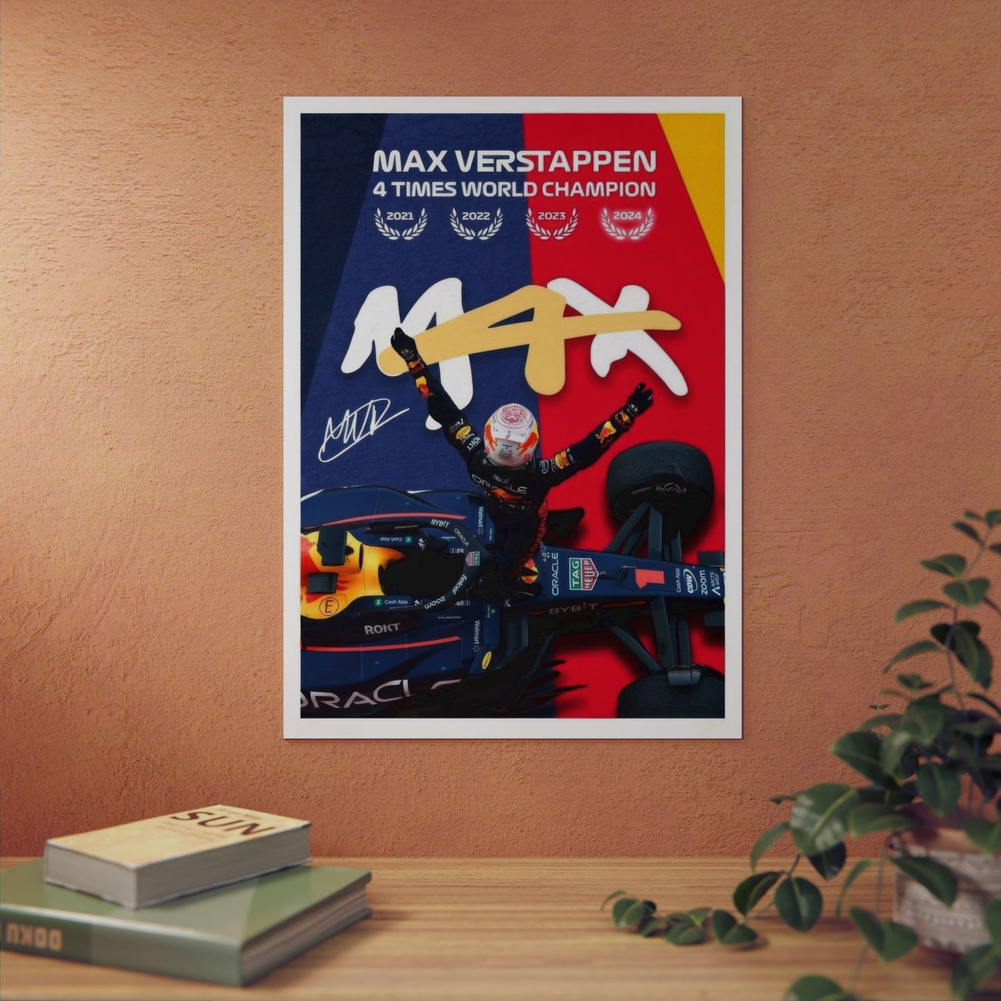 Max Verstappen - M4X Metal Poster