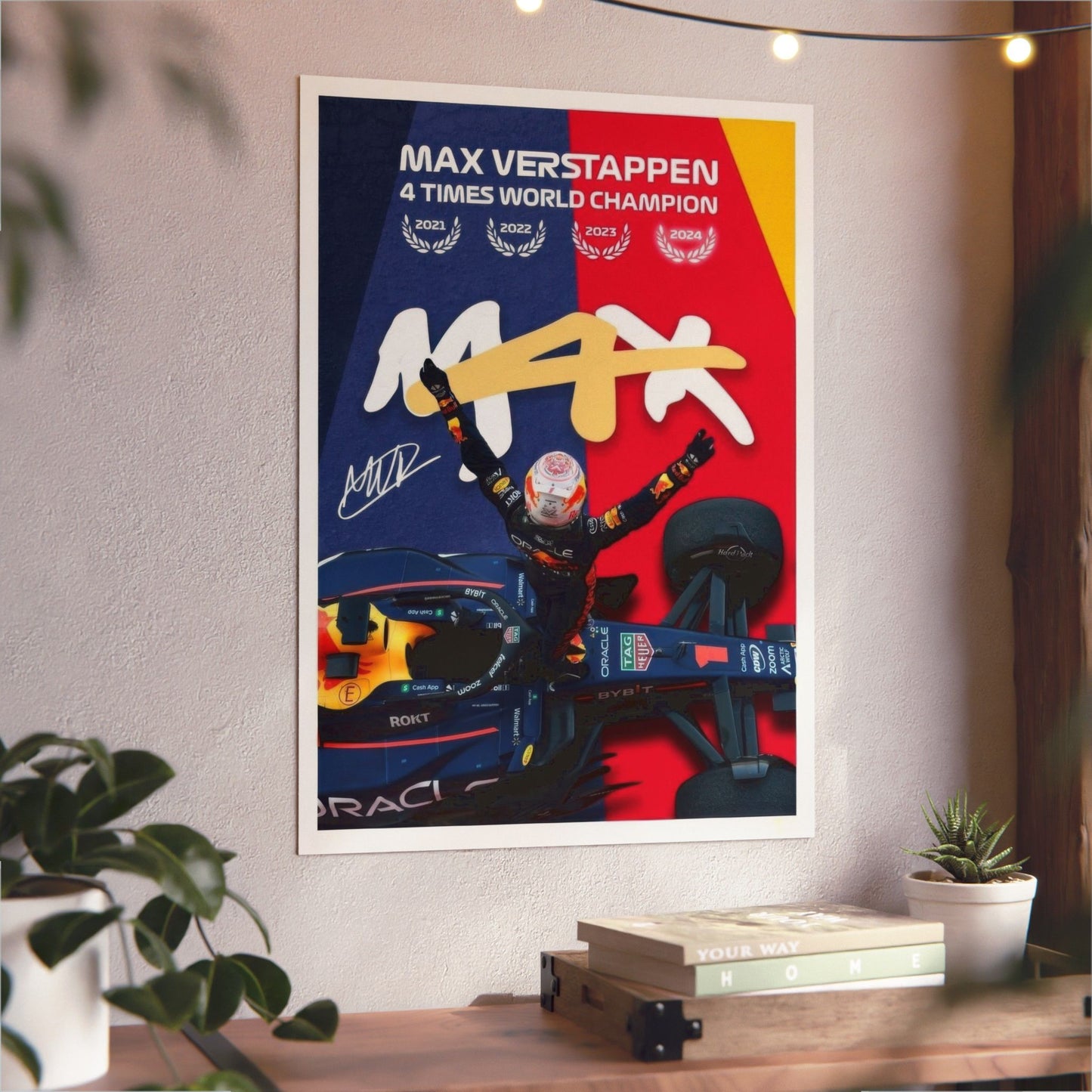 Max Verstappen - M4X Metal Poster