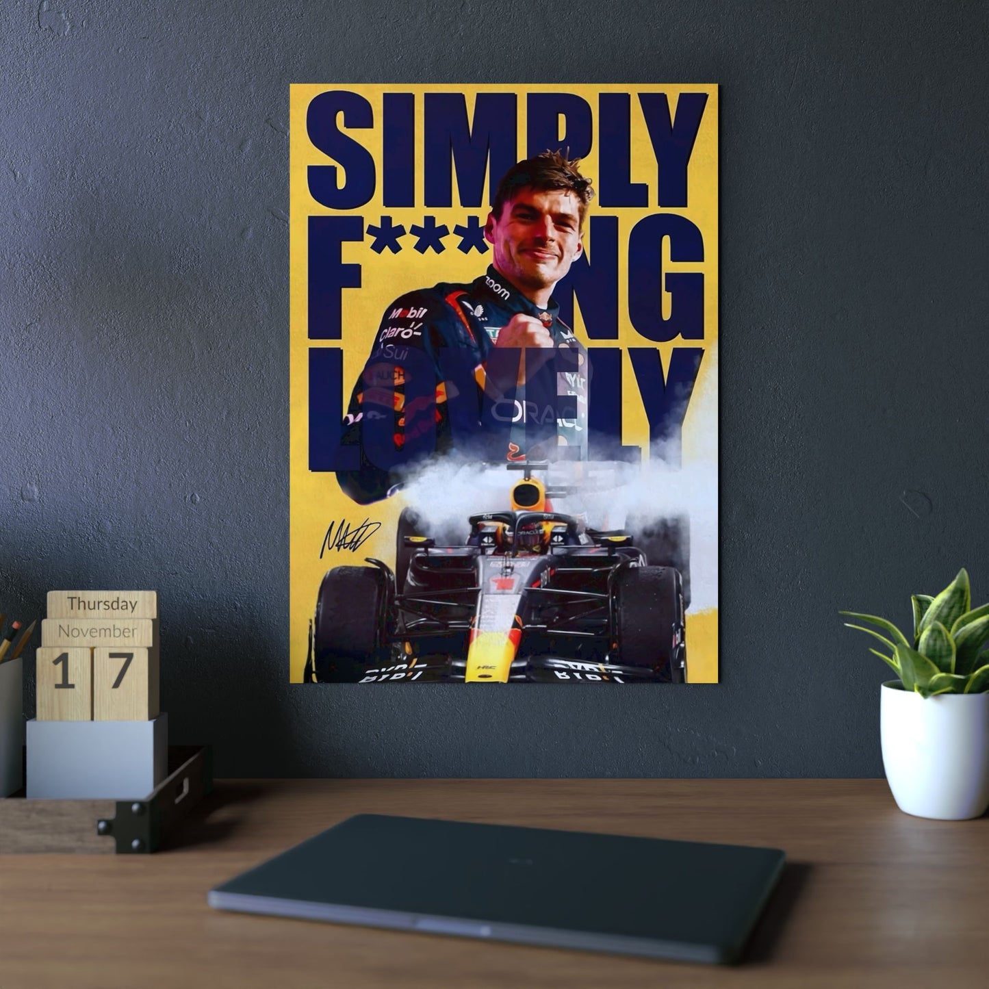 Simply F**king Lovely - Metal Poster