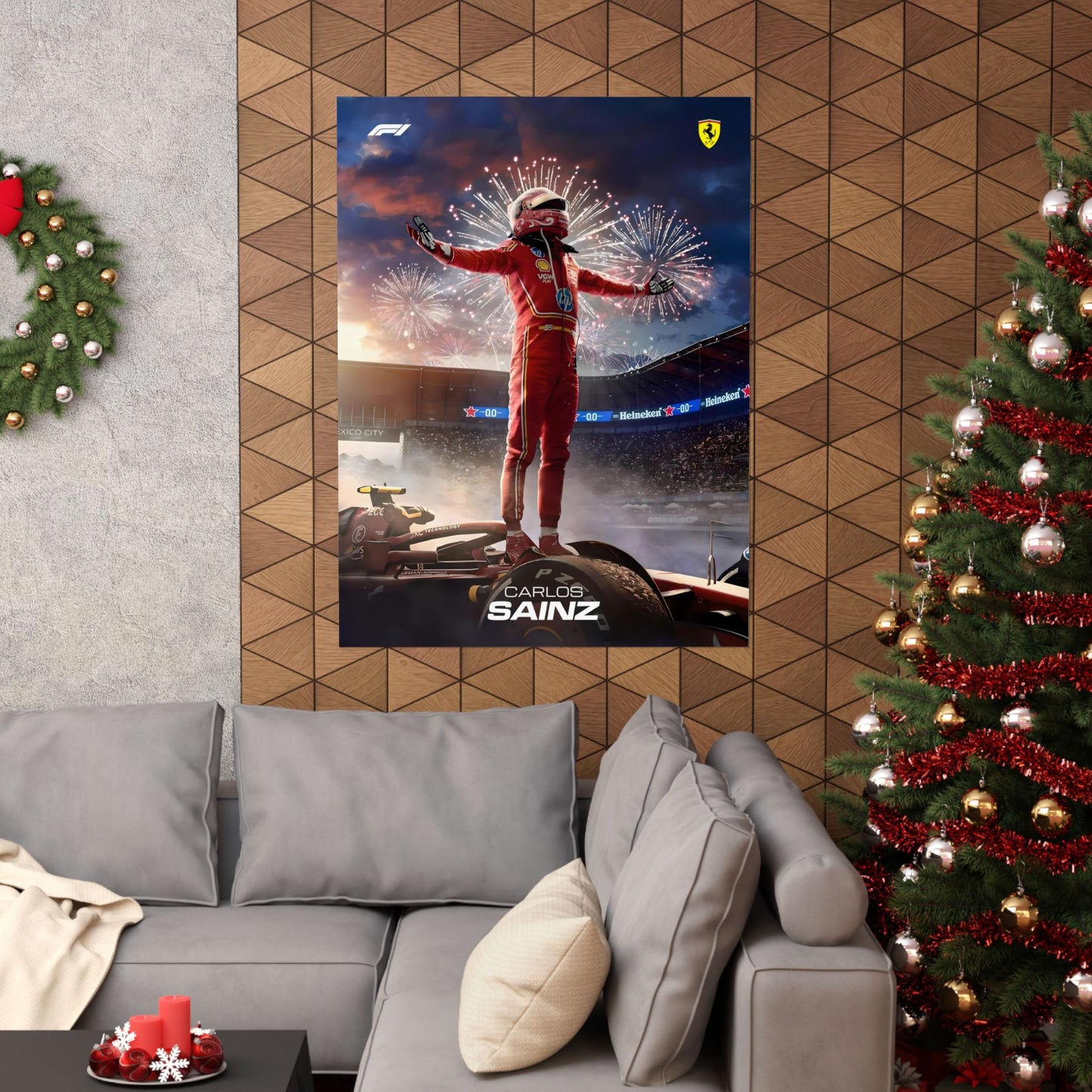 Carlos on Top - Vinyl Poster