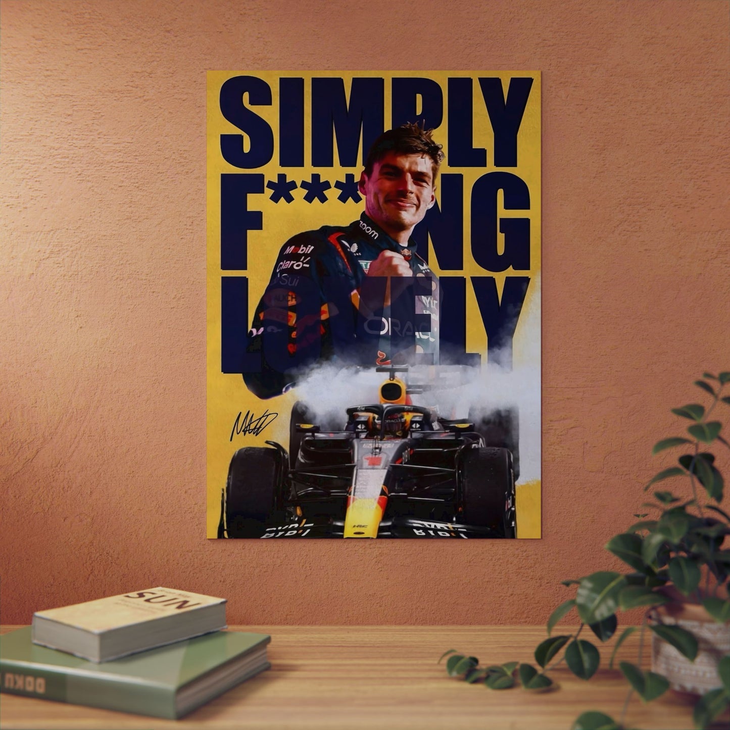 Simply F**king Lovely - Metal Poster