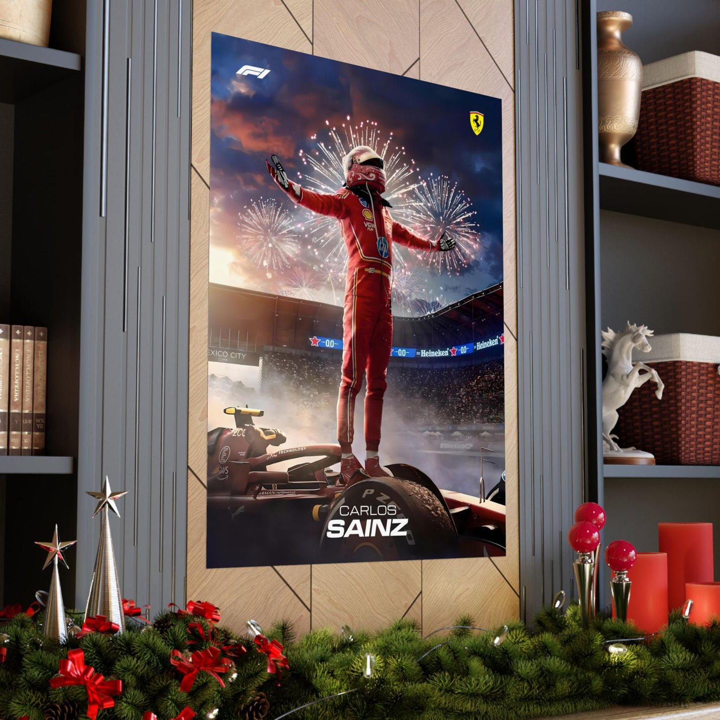 Carlos on Top - Vinyl Poster
