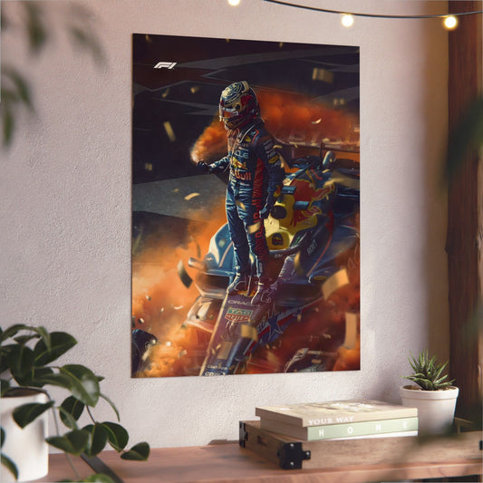 Smoke the Orange! - Metal Poster