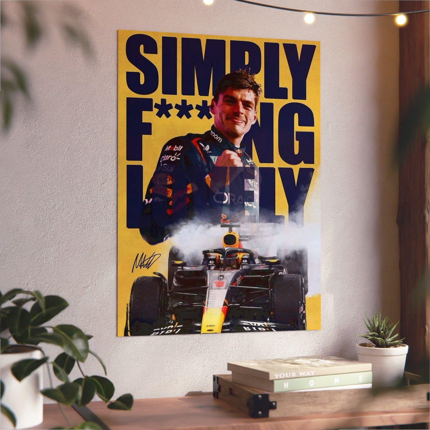 Simply F**king Lovely - Metal Poster