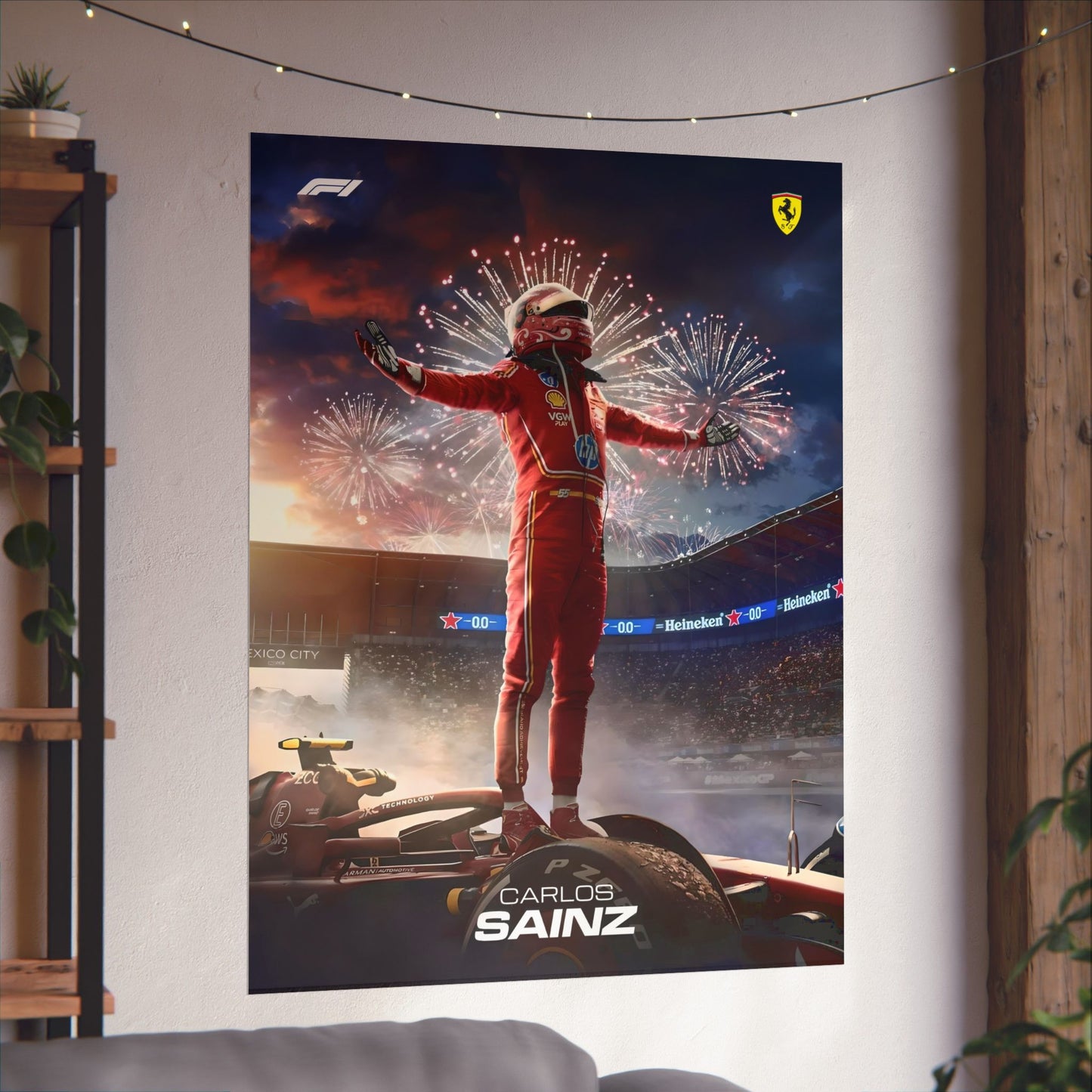 Carlos on Top - Vinyl Poster