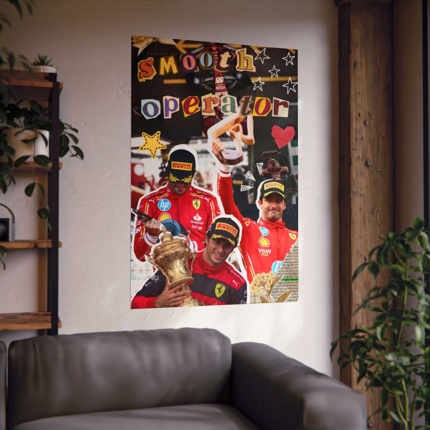Crush on Carlos - Vinyl Poster