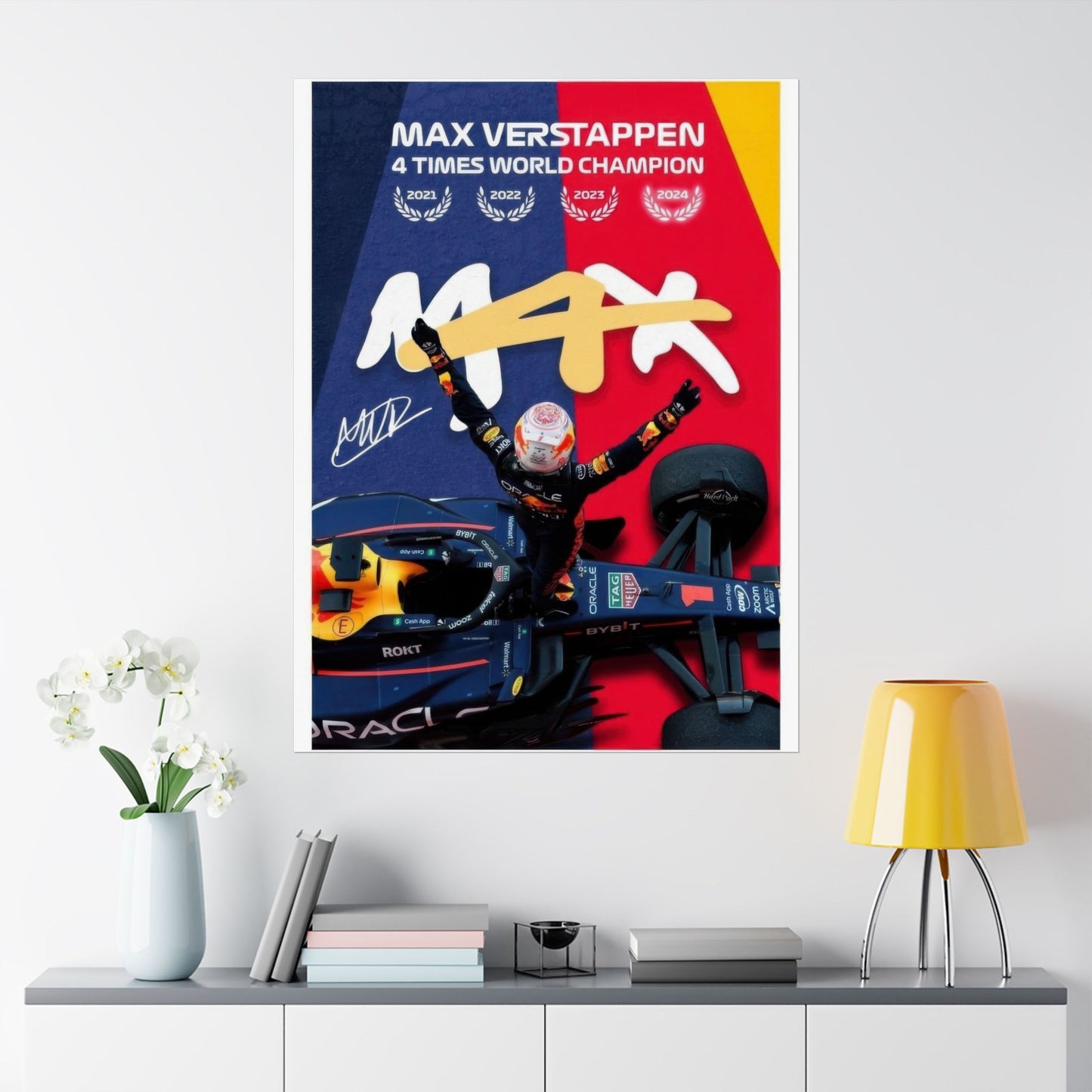 Max Verstappen - M4X Vinyl Poster
