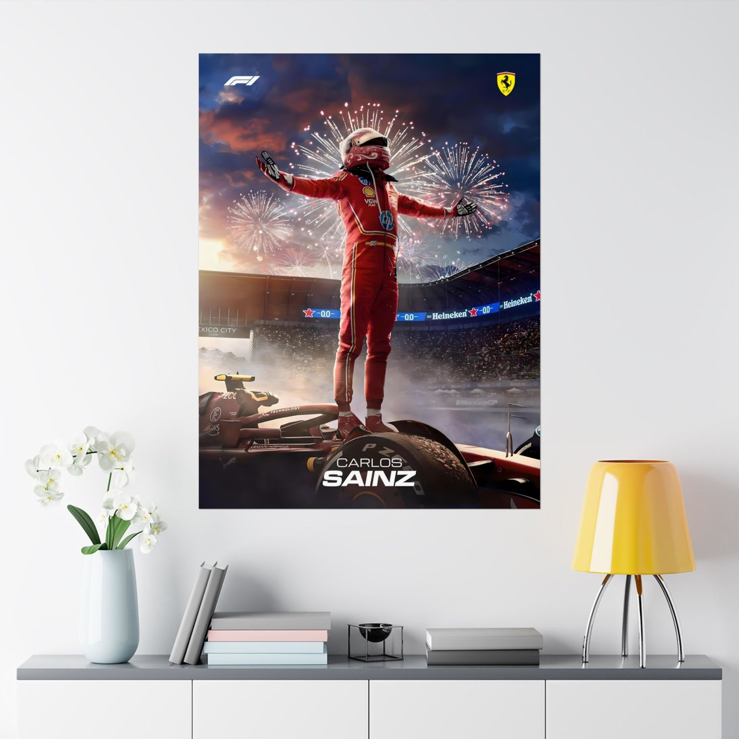 Carlos on Top - Vinyl Poster
