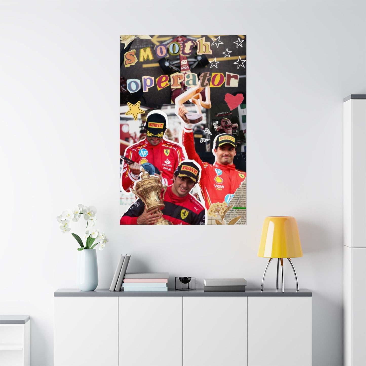 Crush on Carlos - Vinyl Poster