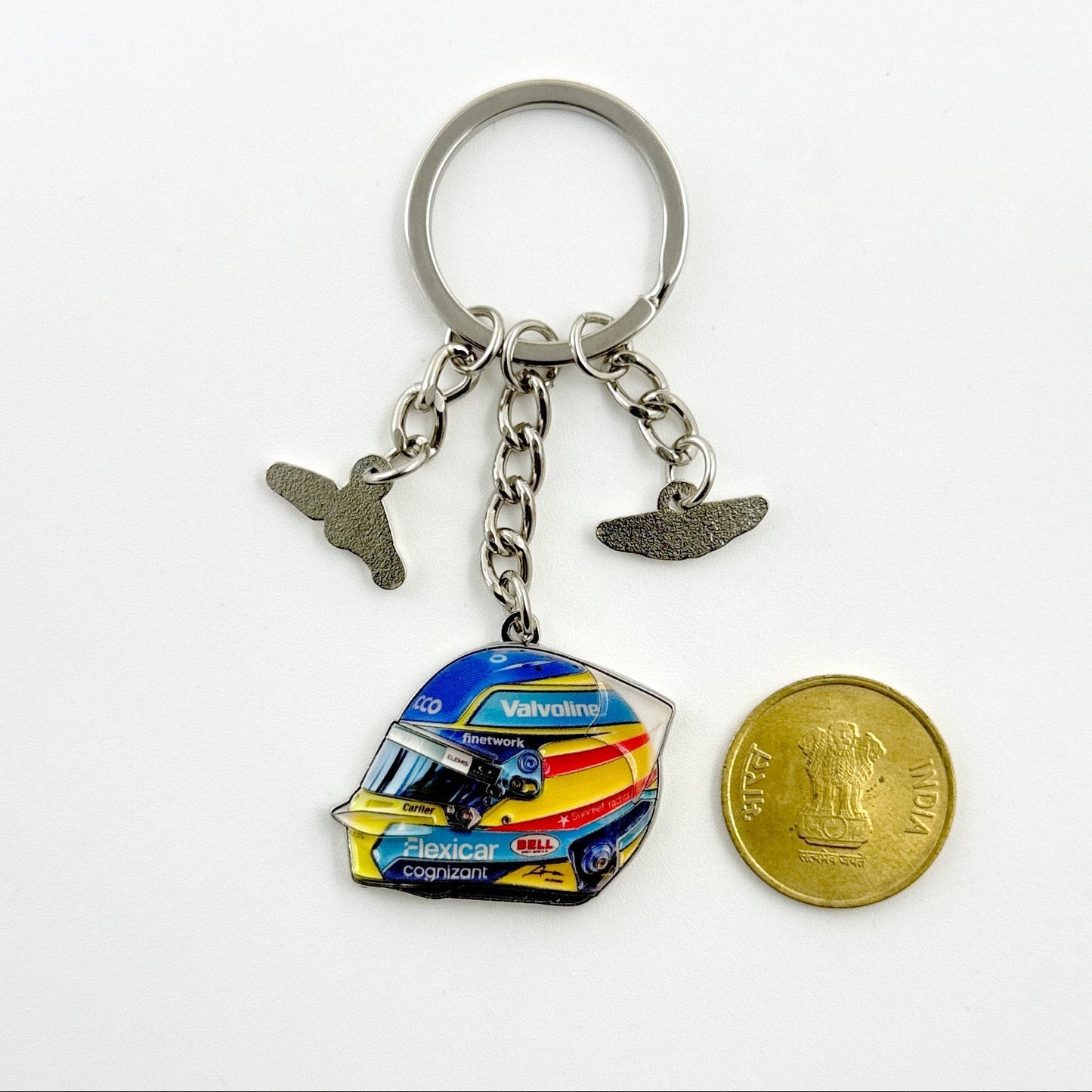 Fernando Alonso Helmet Keychains