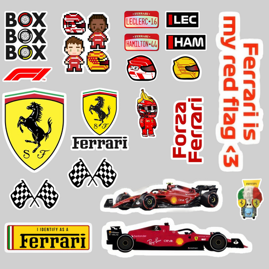 Ferrari Sticker Pack