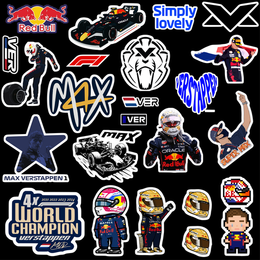 Max Verstappen Sticker Pack