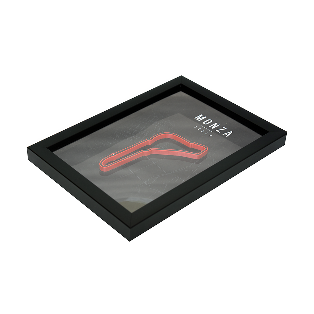 Monza F1 Track 3D Wall Frame