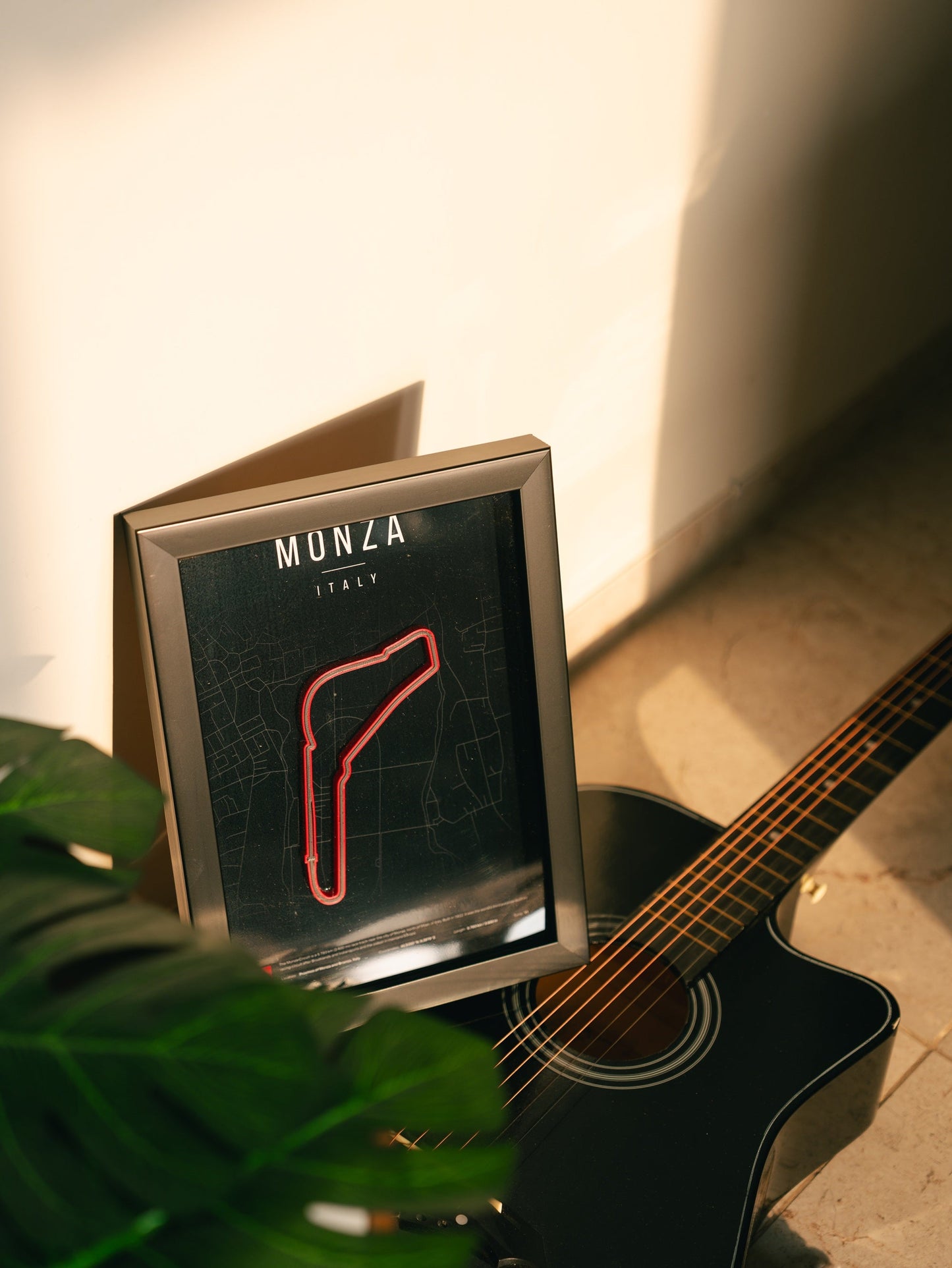 Monza F1 Track 3D Wall Frame