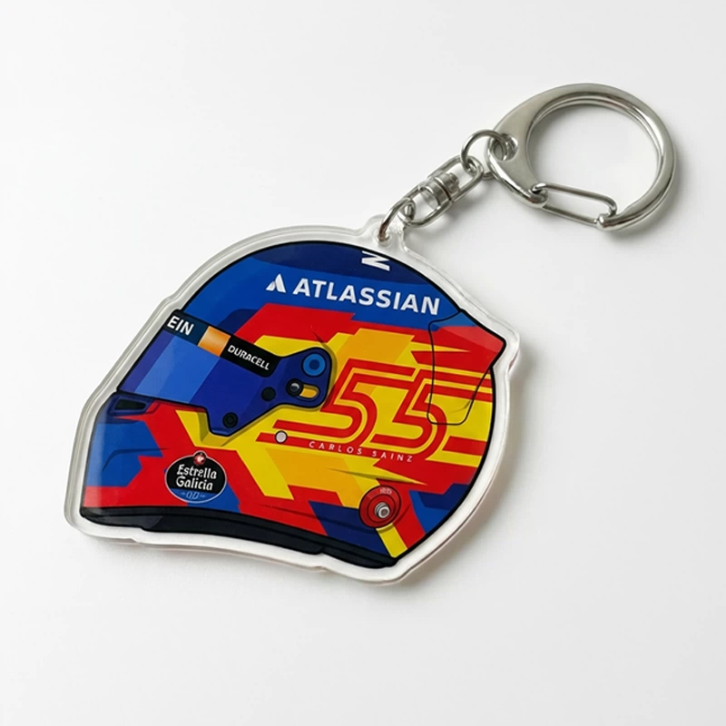 Carlos Sainz Helmet Keychain
