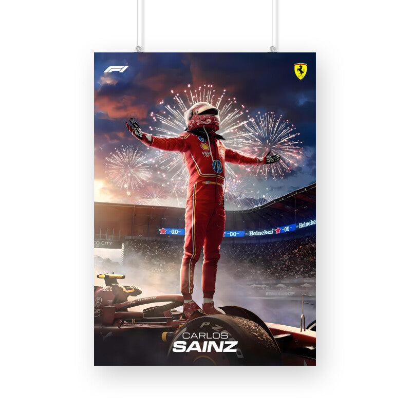 Carlos on Top - Vinyl Poster