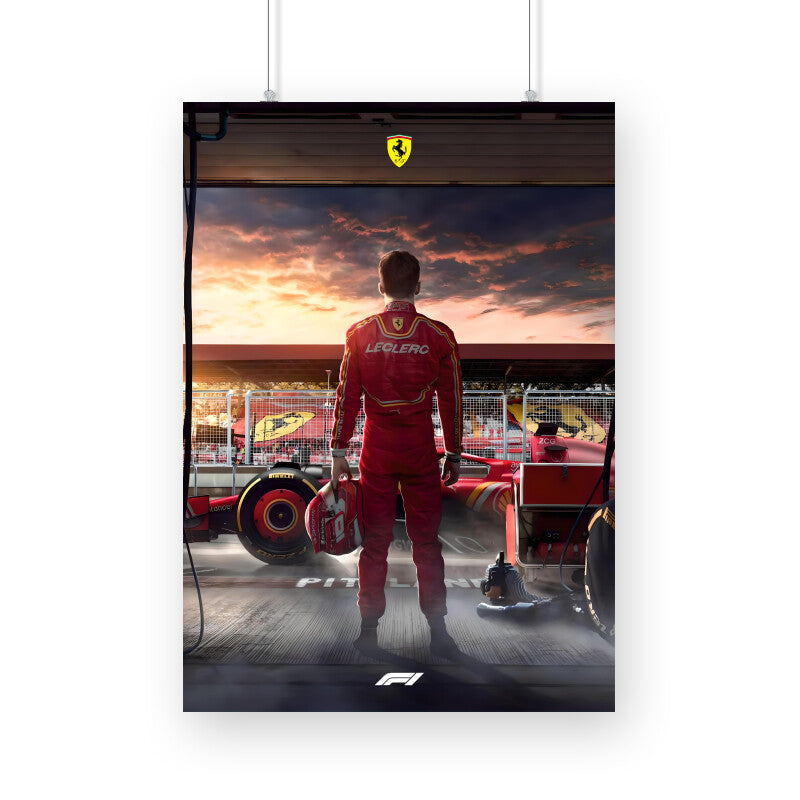 Charles' Back - Vinyl Poster