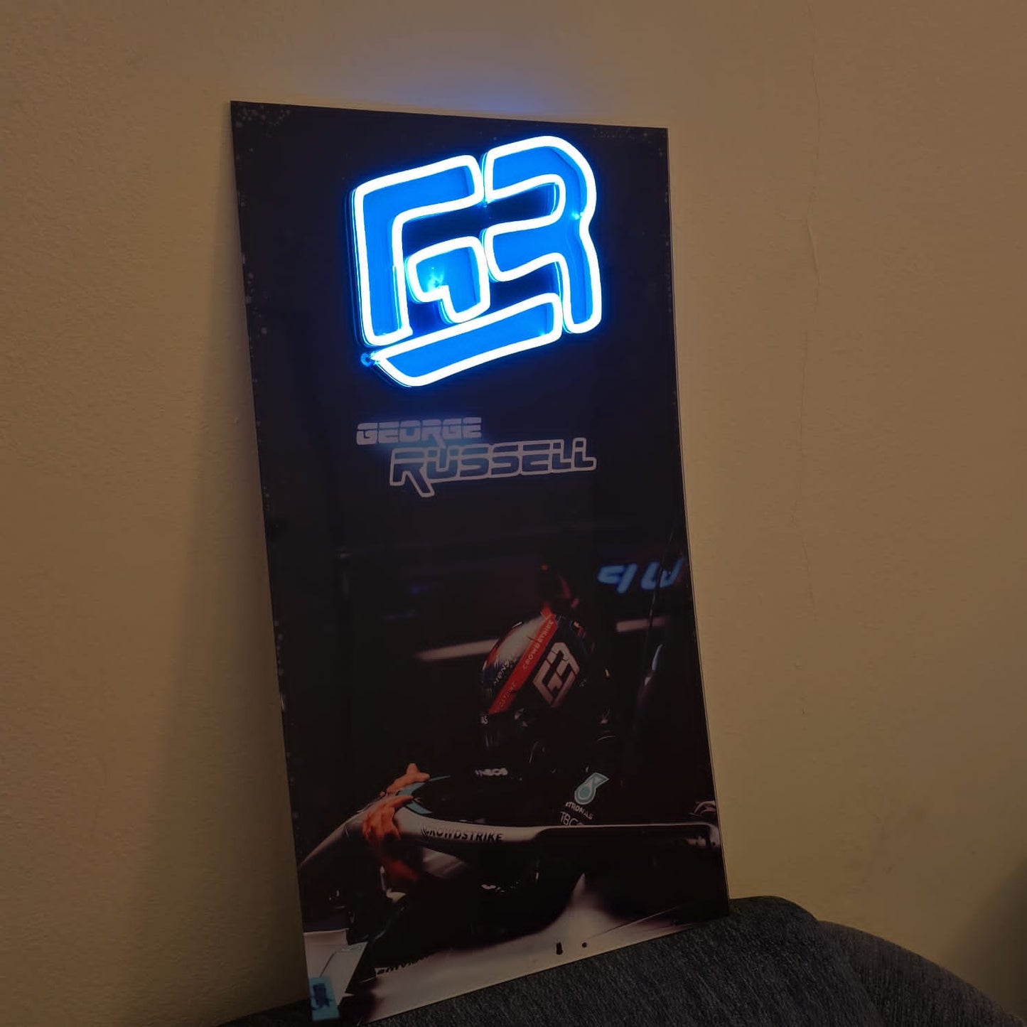 George Russell #63 Neon LED