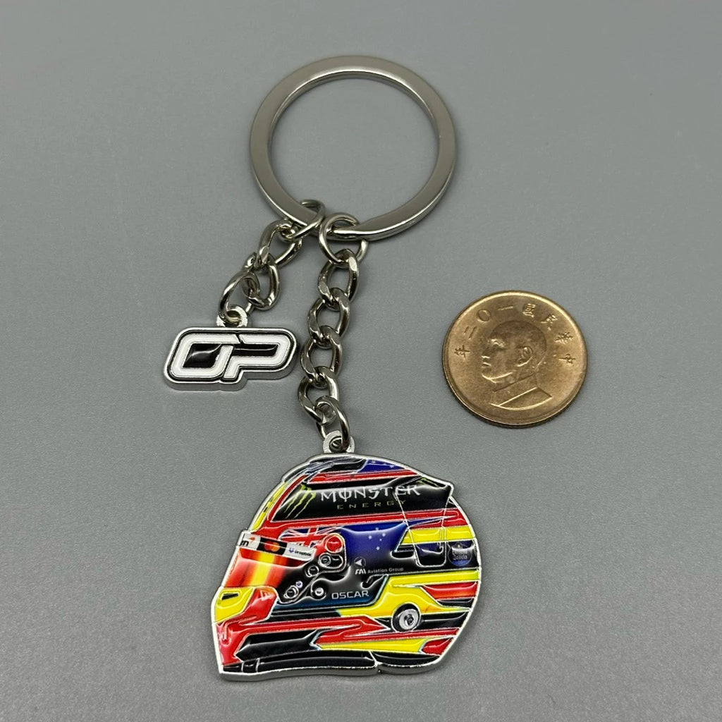 Oscar Piastri 2025 Helmet Keychains