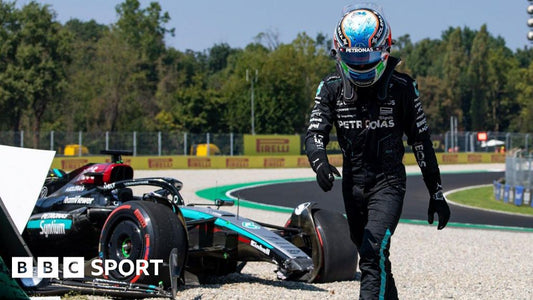 Hamilton Dominates Italian GP Practice as Young Mercedes Hopeful's Debut Ends in Dramatic Crash