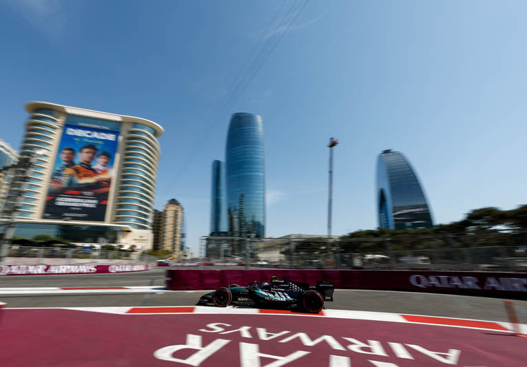 Baku's Brutal Heat and Wind Shape Friday Practice as Russell Sets the Pace