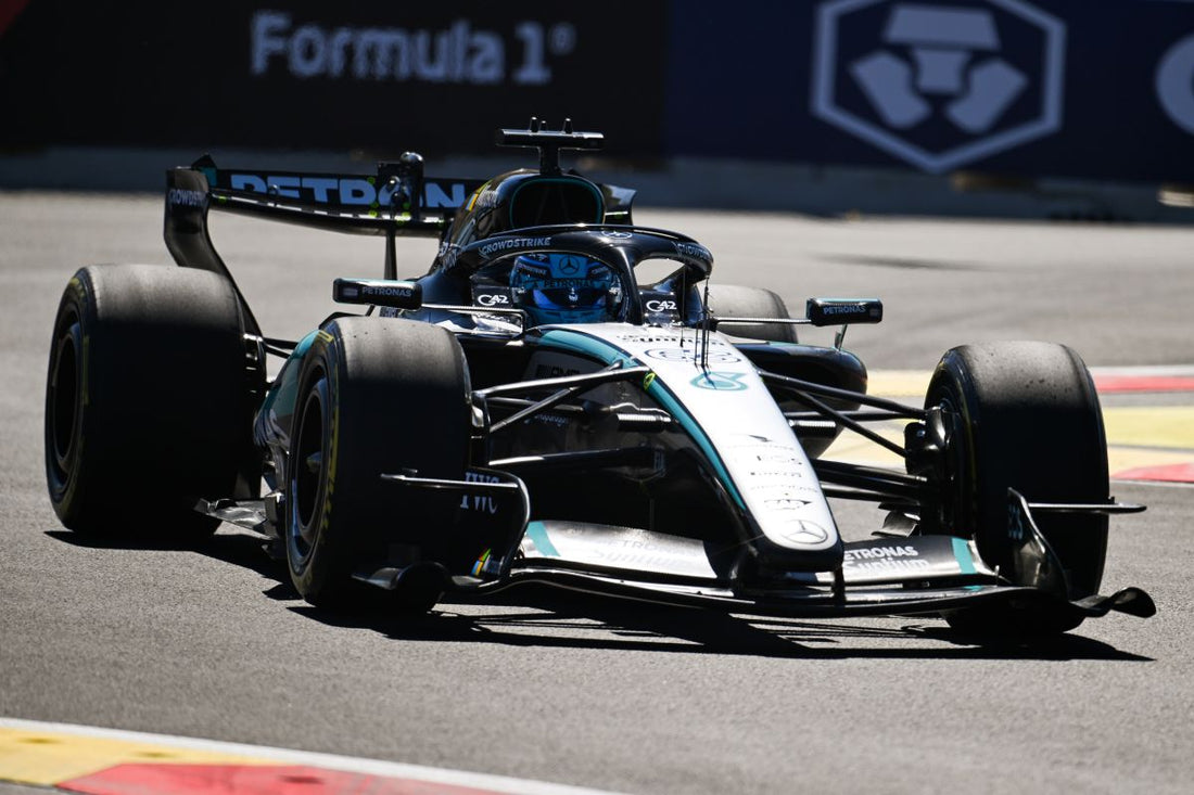 Mercedes Sets Early Pace at Madrid's Madring as Russell Leads FP1