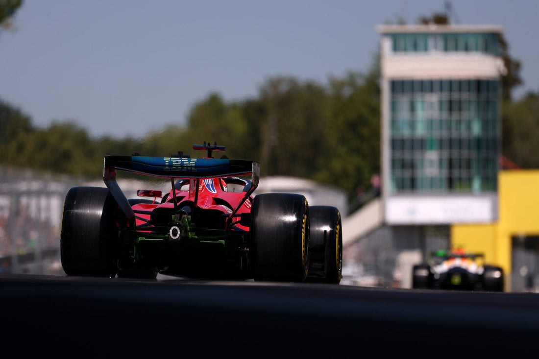 Ferrari Fires Up at Monza as Leclerc Tops Chaotic FP1 in Scorching Heat