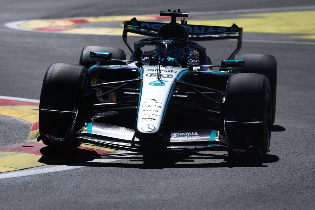 Russell Tops First Practice at Madrid's Madring as Mercedes Dominates FP1