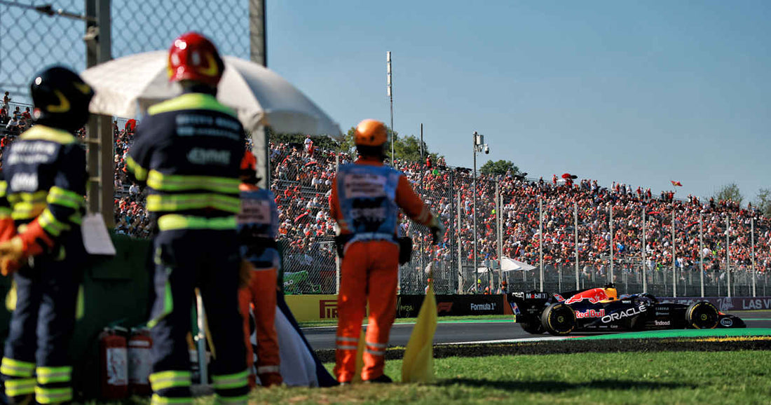 Monza FP2 Chaos: Russell Fastest as Verstappen Struggles and Leclerc Spins