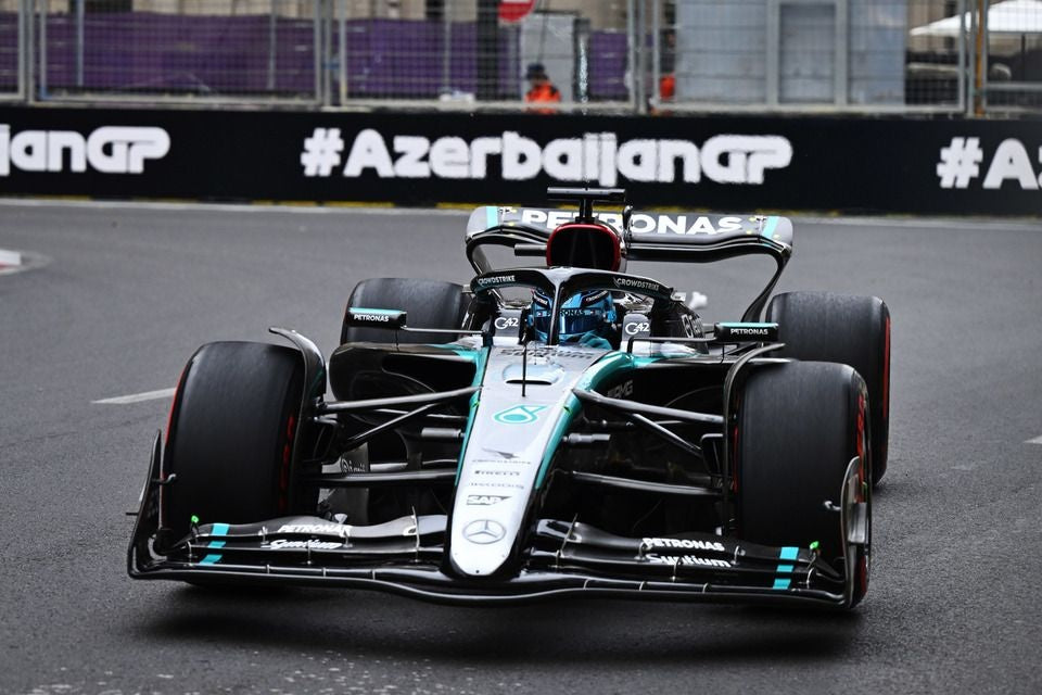 Baku Blitz: Russell Edges Leclerc in Final Practice, Bearman's Mishap Shakes Up Azerbaijan GP Preparations