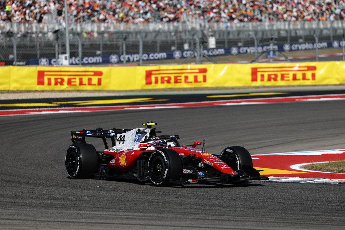 Hamilton Completes Ferrari's Flawless Practice Sweep at Austin