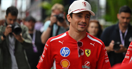 Charles Leclerc Getting Stroller Practice in Before Becoming a Dad