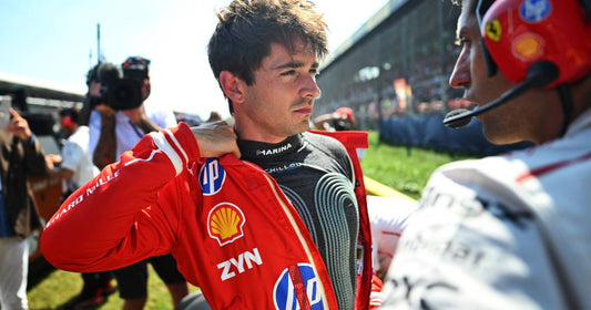 Charles Leclerc Goes All-Black for Singapore's First Night Race