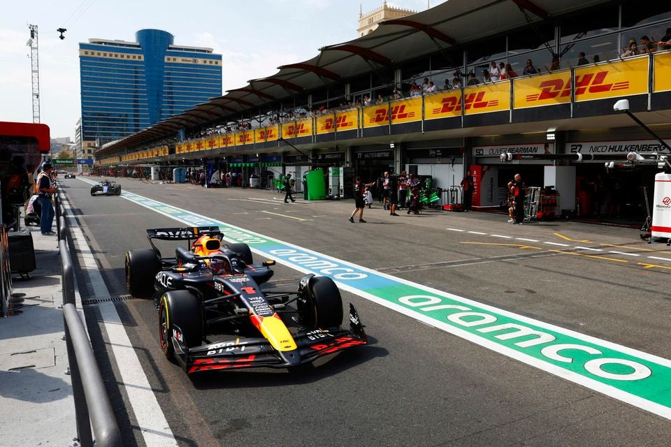 Verstappen Dominates First Practice in Baku, While Leclerc and Colapinto Face Setbacks