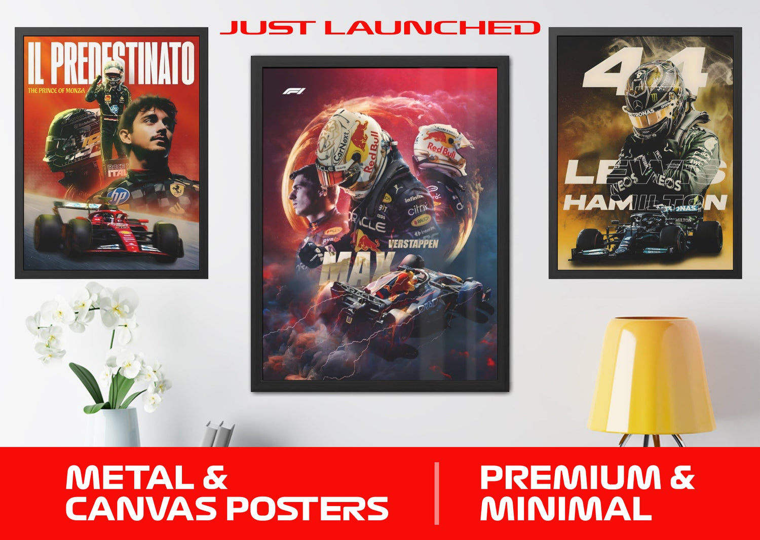 F1 Metal Posters