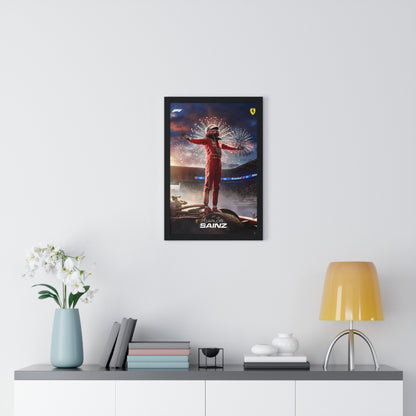 Carlos on Top - Framed Art Poster