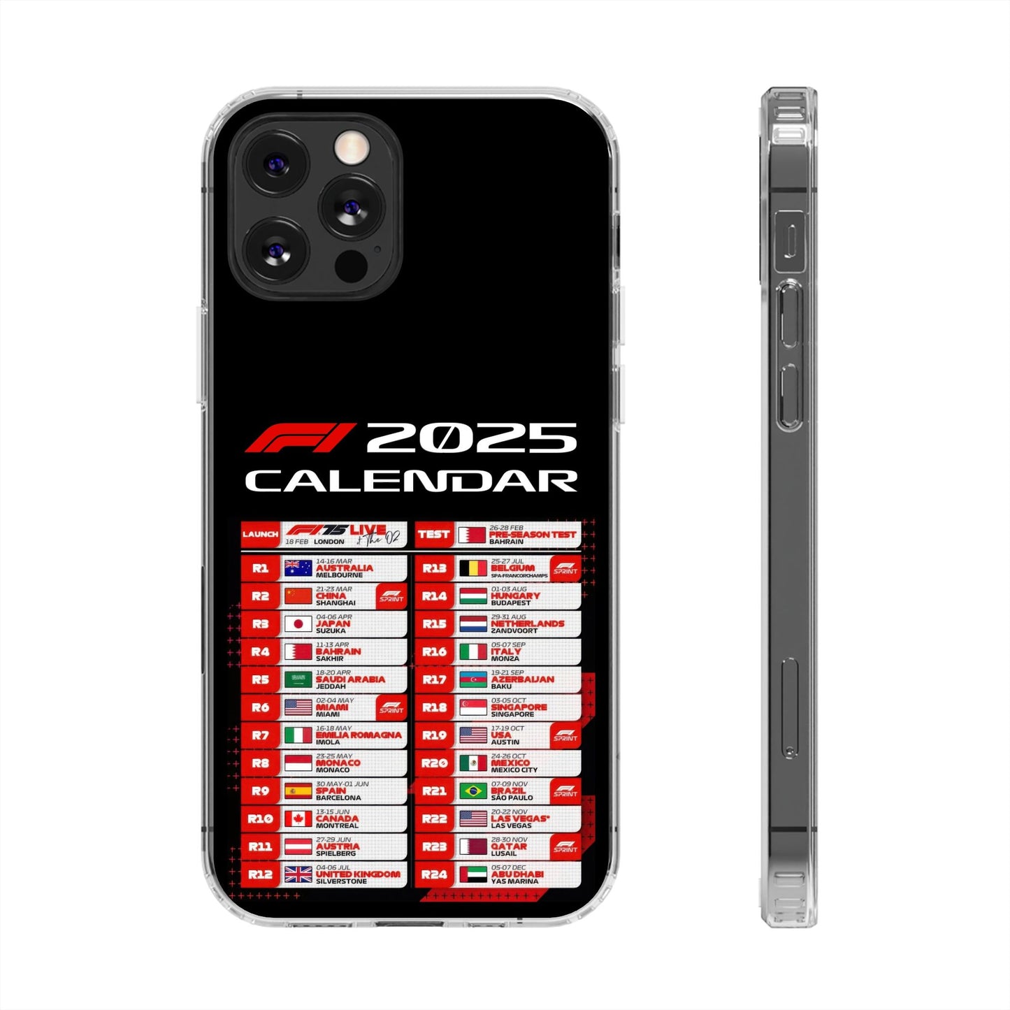 F1 Calendar 2025